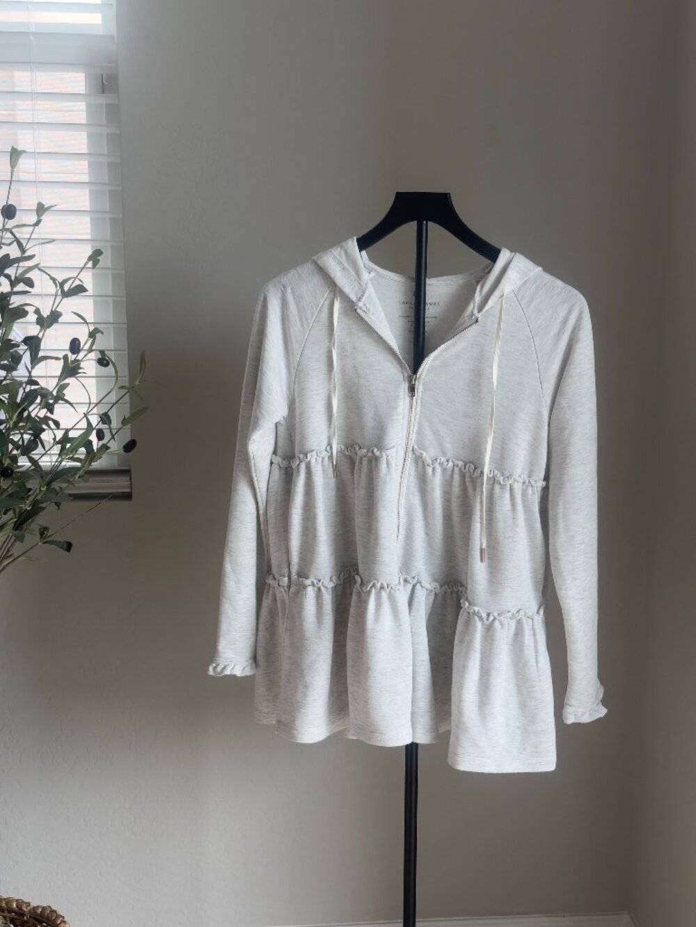 Lauren James Ruffled Tier Sweatshirt